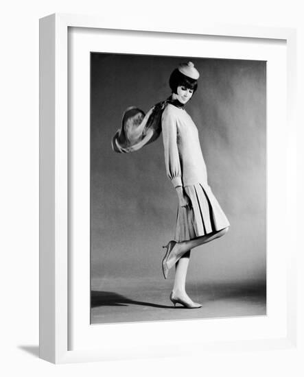 Pierre Cardin Fashion for Autumn Winter 1963 - 1964-null-Framed Photo