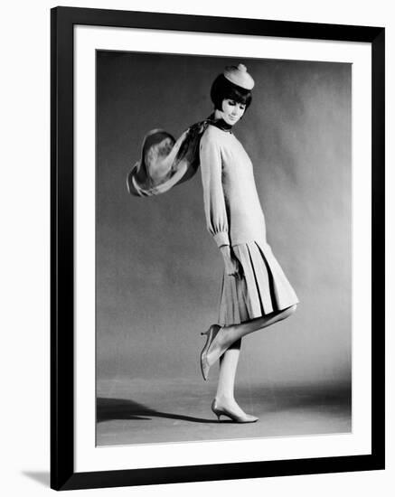 Pierre Cardin Fashion for Autumn Winter 1963 - 1964-null-Framed Photo