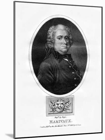 Pierre Carlet De Chamblain De Marivaux, French Novelist and Dramatist-Page-Mounted Giclee Print