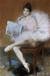 Portrait of a Young Ballerina-Pierre Carrier-belleuse-Giclee Print