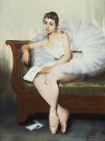 Sitting Ballet Dancer, 1890-Pierre Carrier-belleuse-Giclee Print