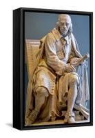 Pierre Corneille, 1779 (Marble)-Jean-jacques Caffieri-Framed Stretched Canvas