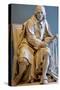 Pierre Corneille, 1779 (Marble)-Jean-jacques Caffieri-Stretched Canvas