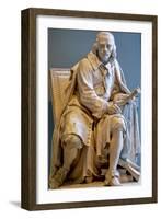 Pierre Corneille, 1779 (Marble)-Jean-jacques Caffieri-Framed Giclee Print