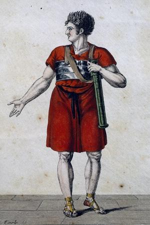 Actor Lafond in Title Role of Horatio, 1640