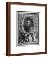 Pierre Corneille-C le Brun-Framed Art Print