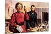 Pierre Curie and Marie Curie-McConnell-Mounted Giclee Print