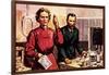 Pierre Curie and Marie Curie-McConnell-Framed Giclee Print