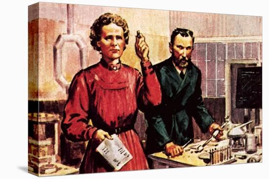 Pierre Curie and Marie Curie-McConnell-Stretched Canvas