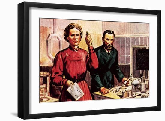 Pierre Curie and Marie Curie-McConnell-Framed Giclee Print