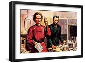 Pierre Curie and Marie Curie-McConnell-Framed Giclee Print