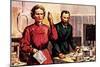 Pierre Curie and Marie Curie-McConnell-Mounted Giclee Print