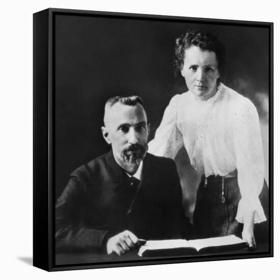 Pierre Curie and Marie Sklodowska Curie (1867-1934), C. 1903-null-Framed Stretched Canvas