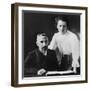 Pierre Curie and Marie Sklodowska Curie (1867-1934), C. 1903-null-Framed Premium Photographic Print