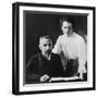 Pierre Curie and Marie Sklodowska Curie (1867-1934), C. 1903-null-Framed Premium Photographic Print