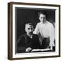 Pierre Curie and Marie Sklodowska Curie (1867-1934), C. 1903-null-Framed Photo