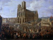 The Coronation of Louis XV in the Rheims Cathedral, 25 October 1722-Pierre-Denis Martin II-Laminated Giclee Print