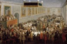 The Coronation of Louis XV in the Rheims Cathedral, 25 October 1722-Pierre-Denis Martin II-Laminated Giclee Print