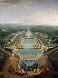 General View of the Chateau and Gardens at Marly, around 1724-Pierre-Denis Martin II-Framed Giclee Print