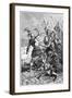 Pierre Du Terrail Defending the Bridge at Garigliano, Italy, 1898-Barbant-Framed Giclee Print