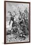 Pierre Du Terrail Defending the Bridge at Garigliano, Italy, 1898-Barbant-Framed Giclee Print