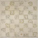 Le Jeu De France Pour Les Dames (The Game of France for Women), 1652-Pierre Du Val-Framed Giclee Print