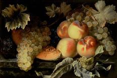 Still Life with Peaches, Melon and Grapes-Pierre Dupuis-Giclee Print
