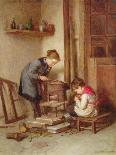 Roasting Chestnuts, 1882-Pierre Edouard Frere-Giclee Print