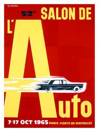 52nd Salon de l'Auto, 1965