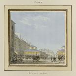 Vue du marché des Jacobins-Pierre François Léonard Fontaine-Stretched Canvas