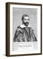 Pierre Gassendi, French Philosopher and Scientist, 17th Century-Claude Mellan-Framed Giclee Print