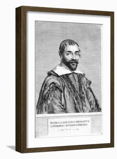 Pierre Gassendi, French Philosopher and Scientist, 17th Century-Claude Mellan-Framed Giclee Print