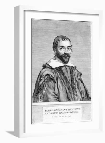 Pierre Gassendi, French Philosopher and Scientist, 17th Century-Claude Mellan-Framed Giclee Print