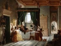 The Convalescence of Bayard, C1796-1842-Pierre Henri Revoil-Giclee Print