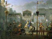 The Tournament, 1812-Pierre Henri Revoil-Stretched Canvas