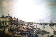The Port of Bordeaux, France, 1804-Pierre I Lacour-Giclee Print