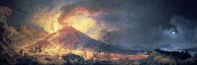 Eruption of Vesuvius, 1770S-Pierre-Jacques Volaire-Mounted Giclee Print