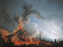 Eruption of Vesuvius, 1770S-Pierre-Jacques Volaire-Framed Giclee Print