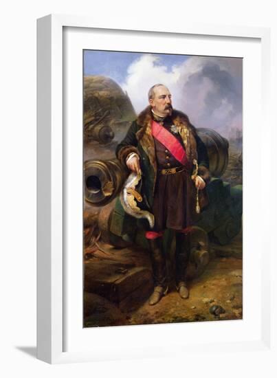 Pierre-Joseph-Francois Grove (1810-61), 1857 (Oil on Canvas)-Horace Vernet-Framed Giclee Print