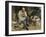 Pierre-Joseph Proudhon et ses enfants en 1853-Gustave Courbet-Framed Giclee Print