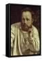 Pierre-Joseph Proudhon et ses enfants en 1853-Gustave Courbet-Framed Stretched Canvas