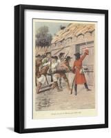 Pierre Le Moyne D'Iberville Attacking the Fort of Monsipi, Canada, 1686-Louis Charles Bombled-Framed Giclee Print