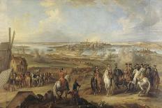 Campement de mousquetaires en vue du siège de la ville et de la citadelle d'Anvers le 1er juin 1746-Pierre Lenfant-Stretched Canvas