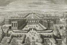 Recueil des "Plans, Profils et Elévations du Château de Versailles..." : planche 47 : vue-Pierre Lepautre-Framed Stretched Canvas