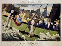 Musee Grotesque: Passengers Aboard the Furie Steamship Sailing from Dover to Calais..-Pierre Maleuvre-Giclee Print