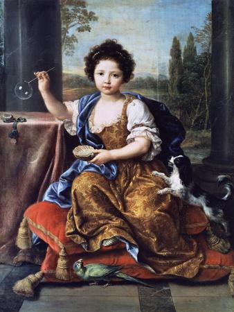 Portrait of Louise Marie Anne De Bourbon or Mademoiselle De Tours (1674-1681)