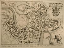Map of Verona, from 'Les Villes De Venetie', 1704, Published by Pierre Mortier in Amsterdam-Pierre Mortier-Framed Giclee Print
