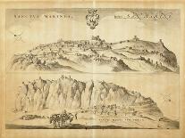 Map of Belluno, from 'Les Villes De Venetie', 1704, Published by Pierre Mortier in Amsterdam-Pierre Mortier-Giclee Print