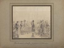 Alexander I Presenting the Cossacks and Kalmuks of the Russian Army to Napoleon I-Pierre-nolasque Bergeret-Giclee Print