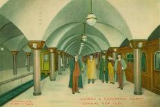 Hudson and Manhattan Subway Terminal, New York, 1909-Pierre P. Pullis-Giclee Print